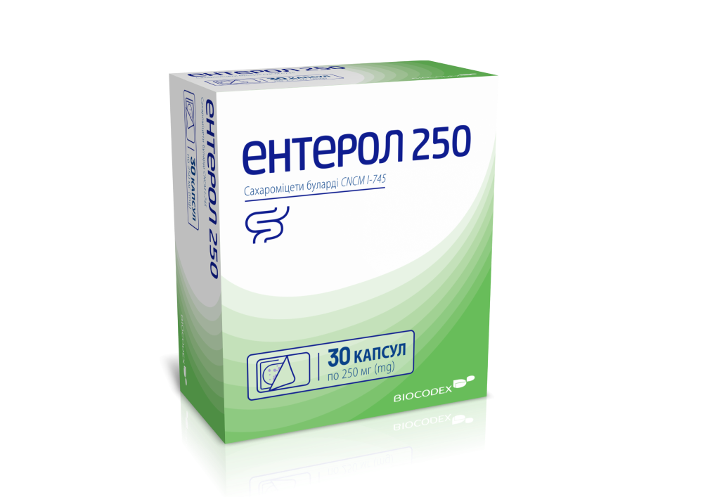 Ентерол 250 мг капсули №30