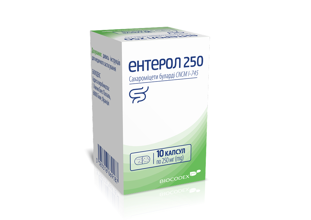 Ентерол 250 мг капсули №10